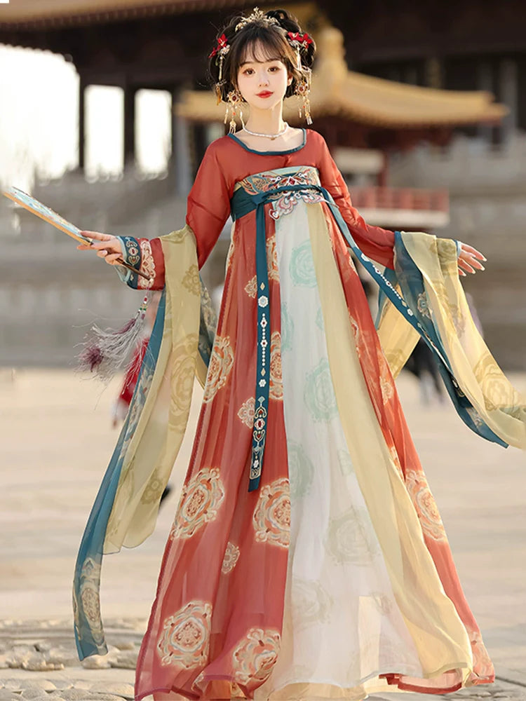Baozhu 宝珠 - Tang Dynasty Style Qixiong Ruqun