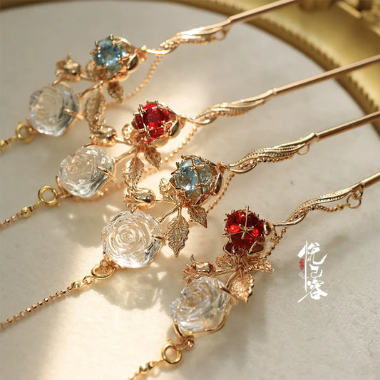 Hair Pin: Rose Covenant