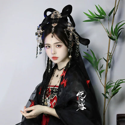 Hanfu Hair Accessories Set: Yao Yue Lian