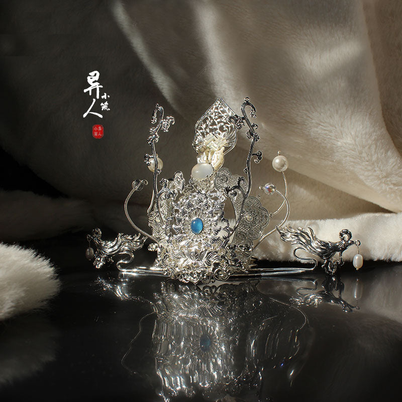 Red Cliff - Unisex Hanfu Hair Crown