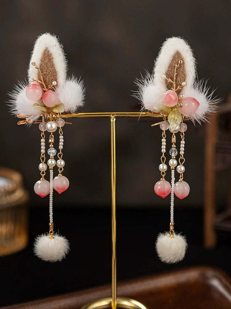 Hair Clips: Kitty