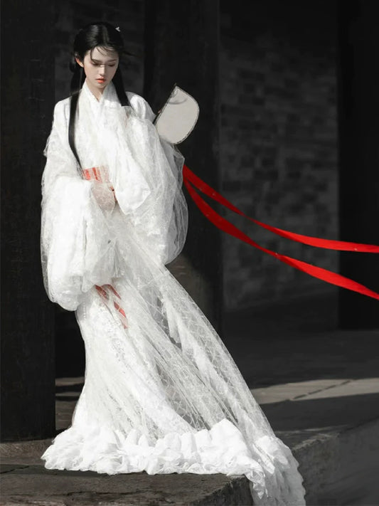 The Crane Spirit - Warring States and Han Dynasty Straight Hem Robe
