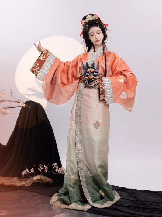 Fanta Sprite - Warring States and Han Dynasty Straight Hem Robe (Preorder)