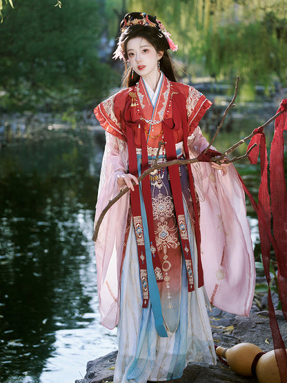 Luoshen 洛仙 - Wei Jin Goddess Style Qiyao Ruqun Mythology Costume (Preorder)