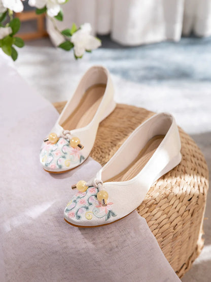 Ellie - Embroidered Cheongsam Shoes