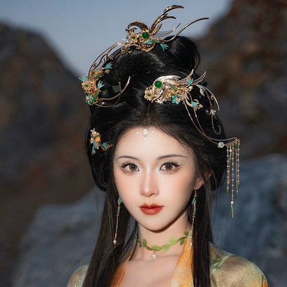 Hanfu Hair Accessories Set: Pear Blossom