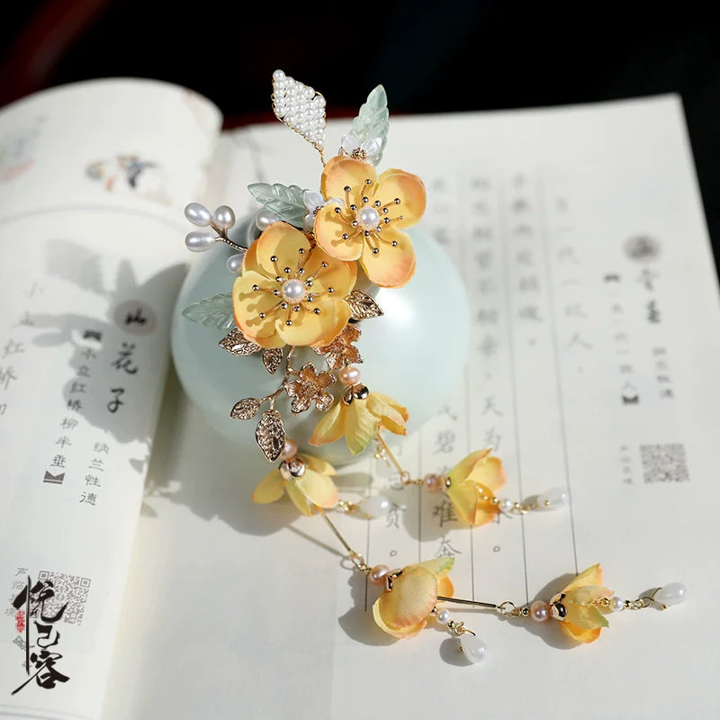 Hair Clips: Spring Cherry Blossom