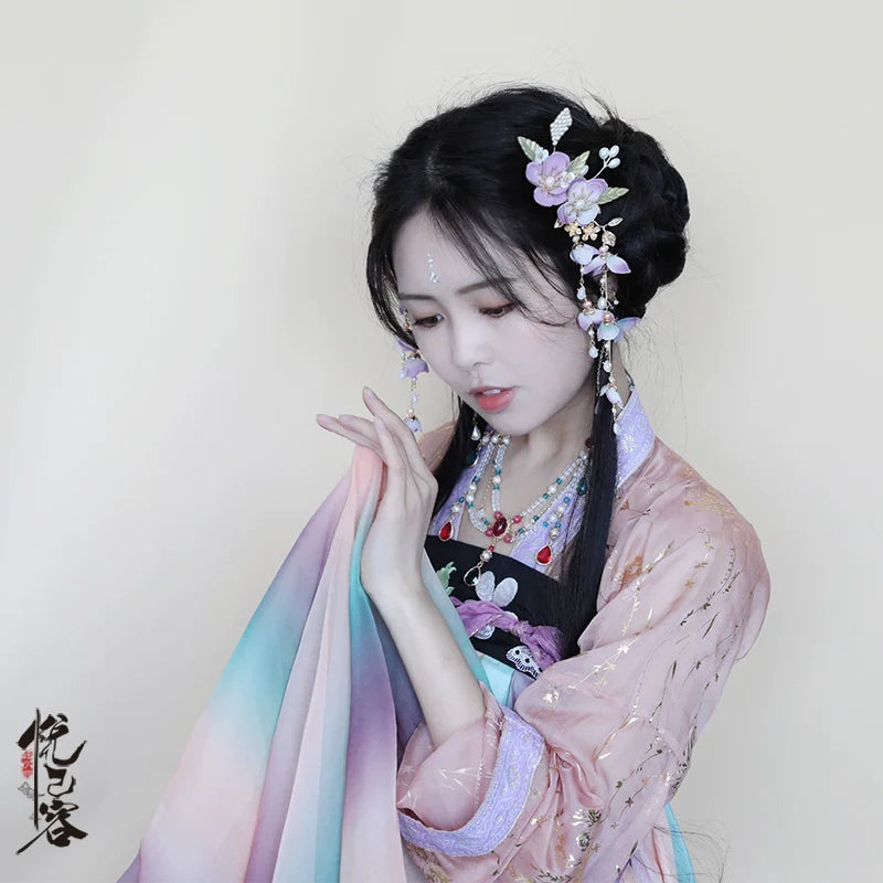 Hair Clips: Spring Cherry Blossom