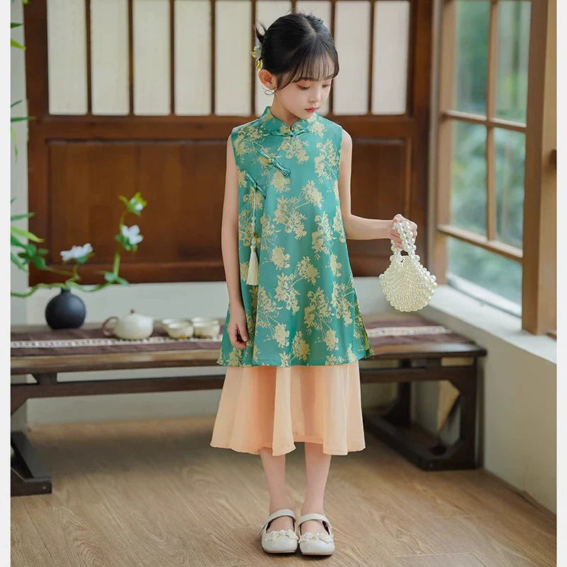 Charlotte - New Chinese Style Cheongsam for Girls