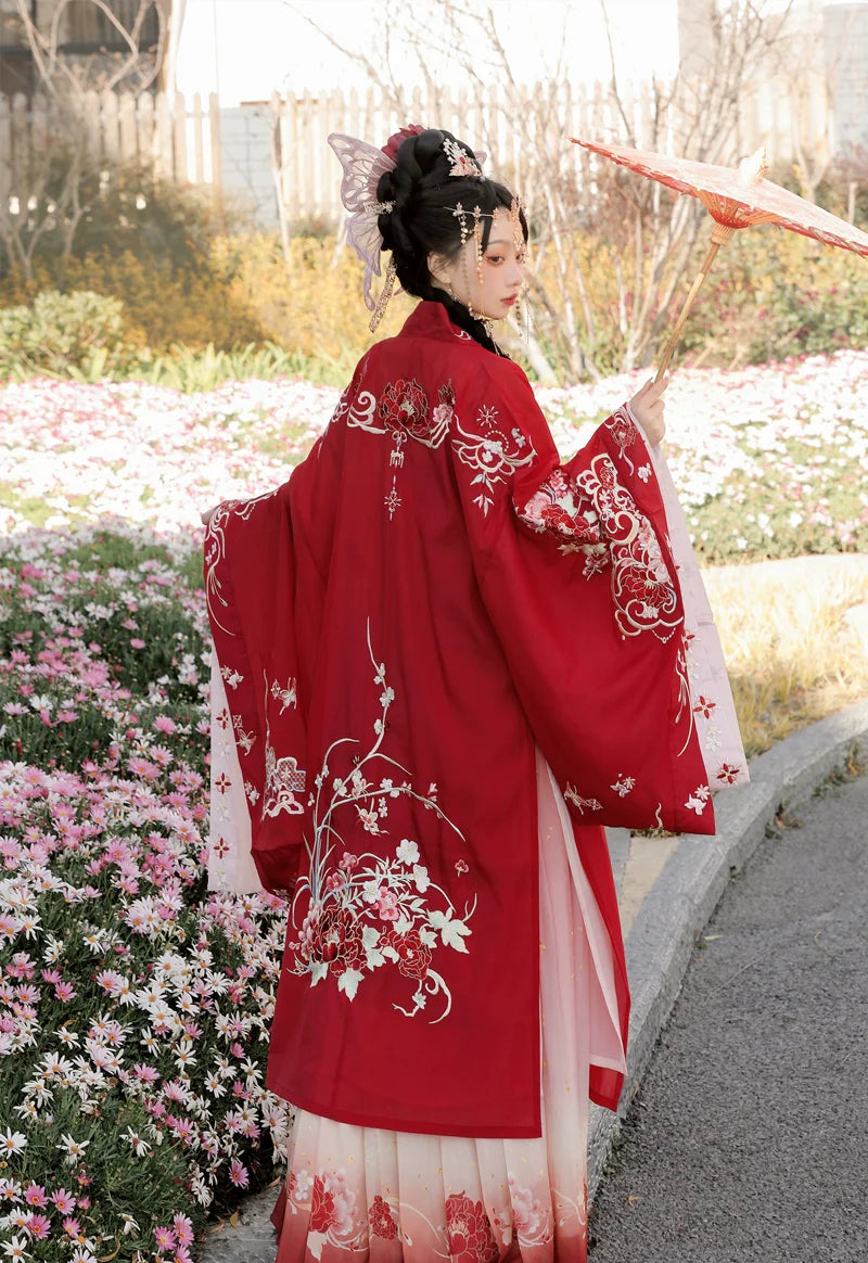 Peony Flower God - Tang Dynasty Style Hanfu Dress Heziqun