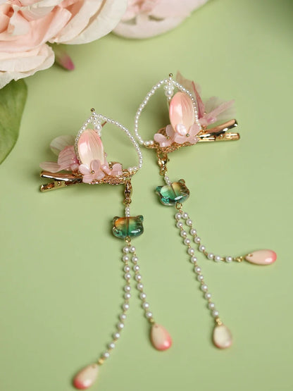 Hair Clips: Dahlia