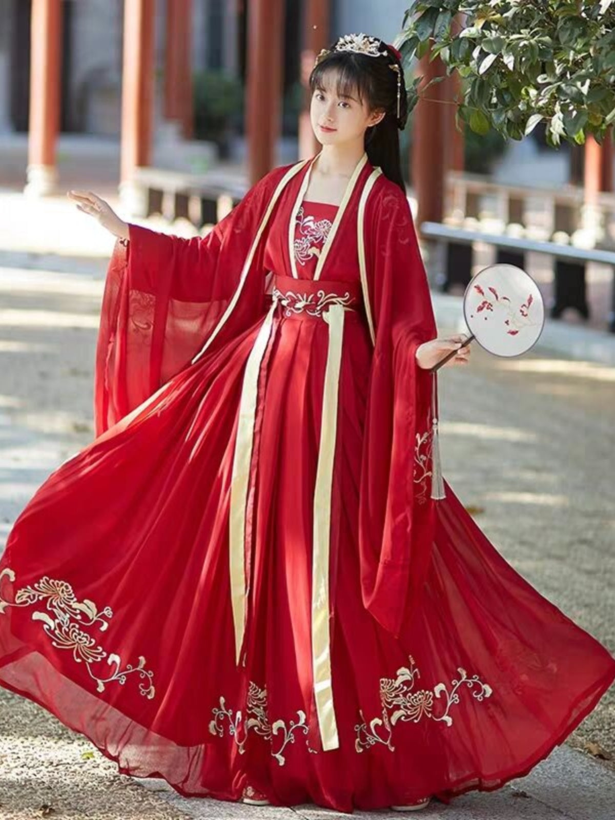 Hidden Flower 花之隐 - Song Dynasty Style Qiyao Ruqun Hanfu