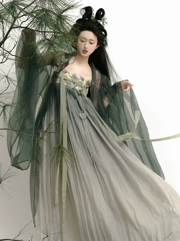 Mountain Mist 山雾 - Tang Dynasty Style Qixiong Ruqun