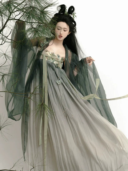 Mountain Mist 山雾 - Tang Dynasty Style Qixiong Ruqun