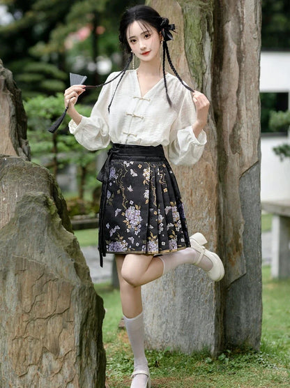 Ming Dynasty Modern Hanfu, Mamianqun, Tiny Wings 微小之翼