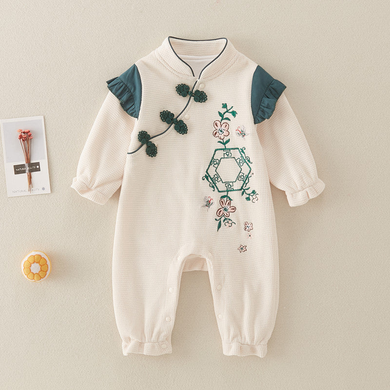Windowsill - Cheongsam Style Baby Onesies for Girls