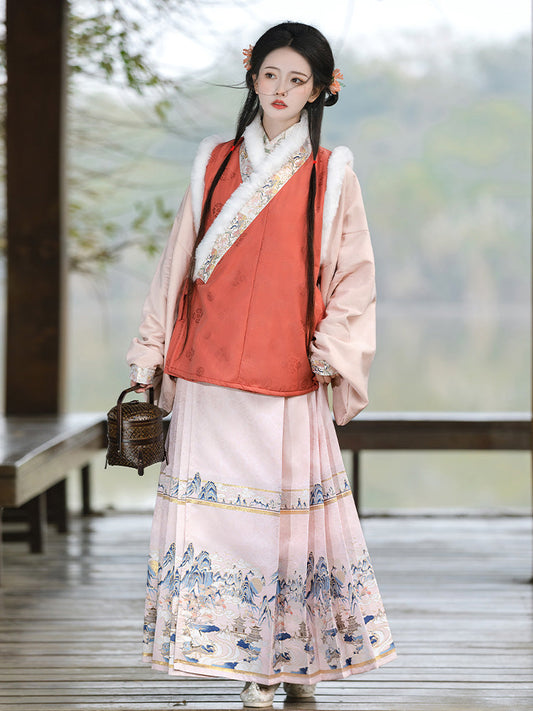 Petals - Bijia & Mamianqun Ming Dynasty Hanfu Set