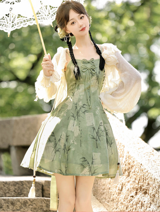 Bamboo Language 竹语 - New Chinese Style Summer Sundress
