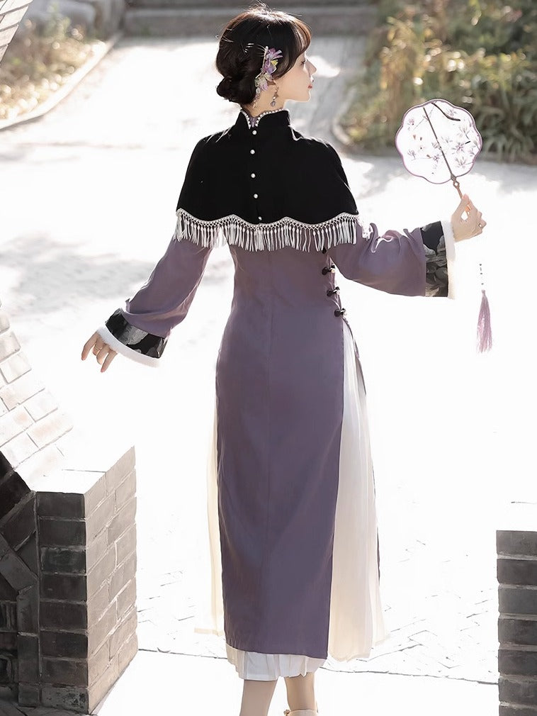 Swallow's Returns 闻燕归 - New Chinese Style Modern Cheongsam Dress