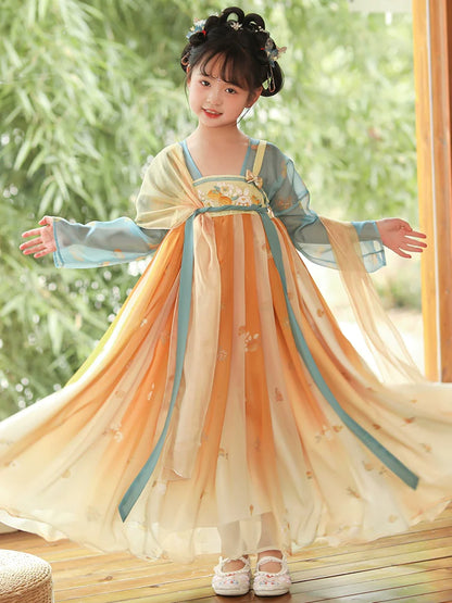 Lemon - Tang Dynasty Hanfu Dress, Princess Costume for Girls