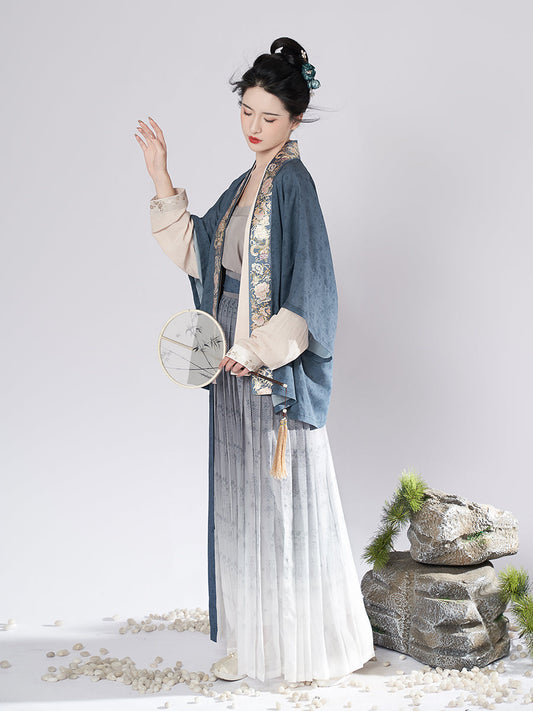 Rolling Autumn 挽秋 - Song Dynasty Style Qiyao Ruqun Hanfu