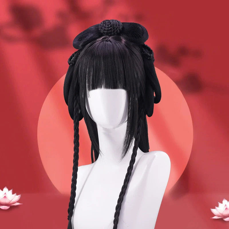 Purple Grace - Chinese Style Hair Wig for Hanfu