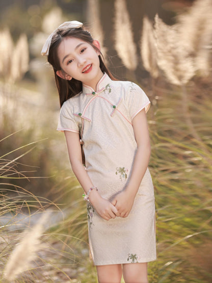 Emily - New Chinese Style Cheongsam for Girls
