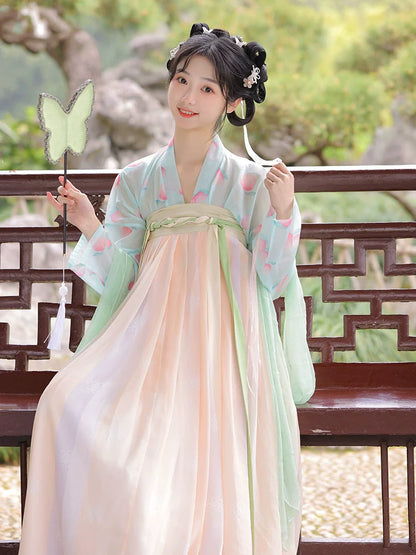 Peach Xiaoqi 桃小柒 - Tang Dynasty Style Qixiong Ruqun