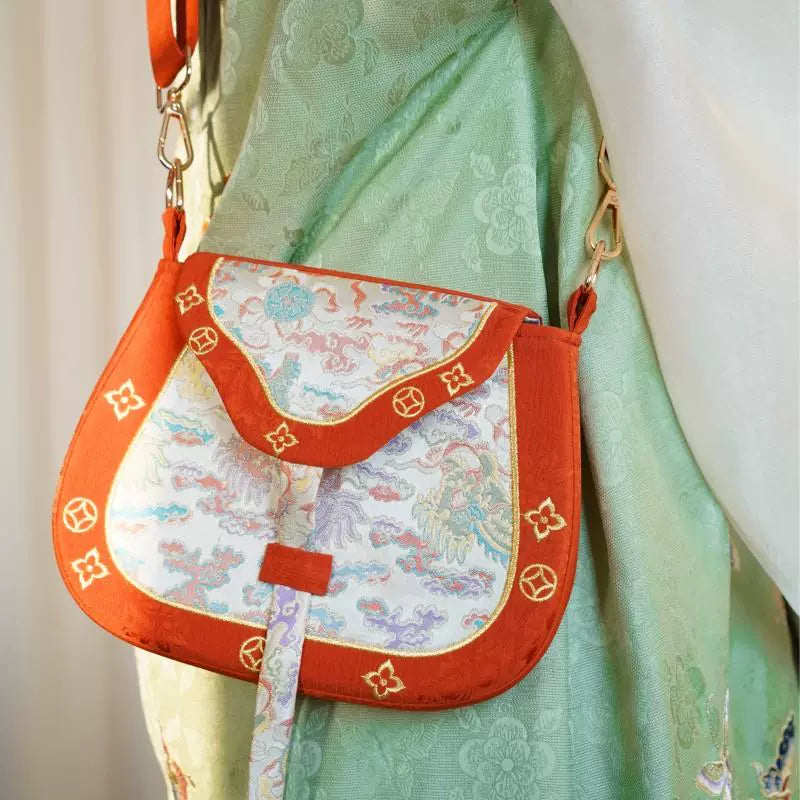 Chinese New Year Crossbody Merchant Bag for Women