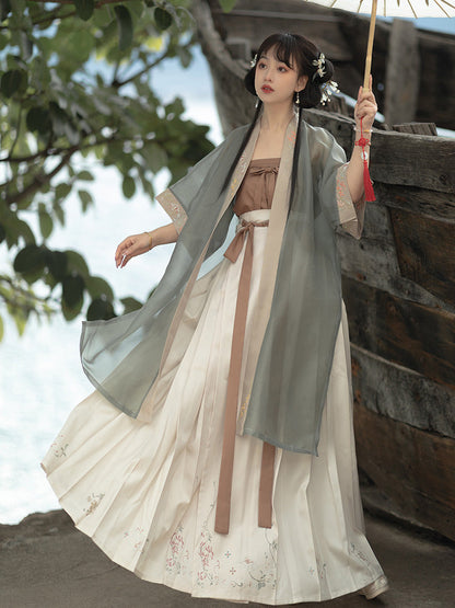 Xi Qingtang - Song Dynasty Style Qiyao Ruqun Hanfu