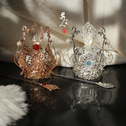Red Cliff - Unisex Hanfu Hair Crown