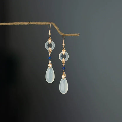 Teardrop Chinese Style Earrings