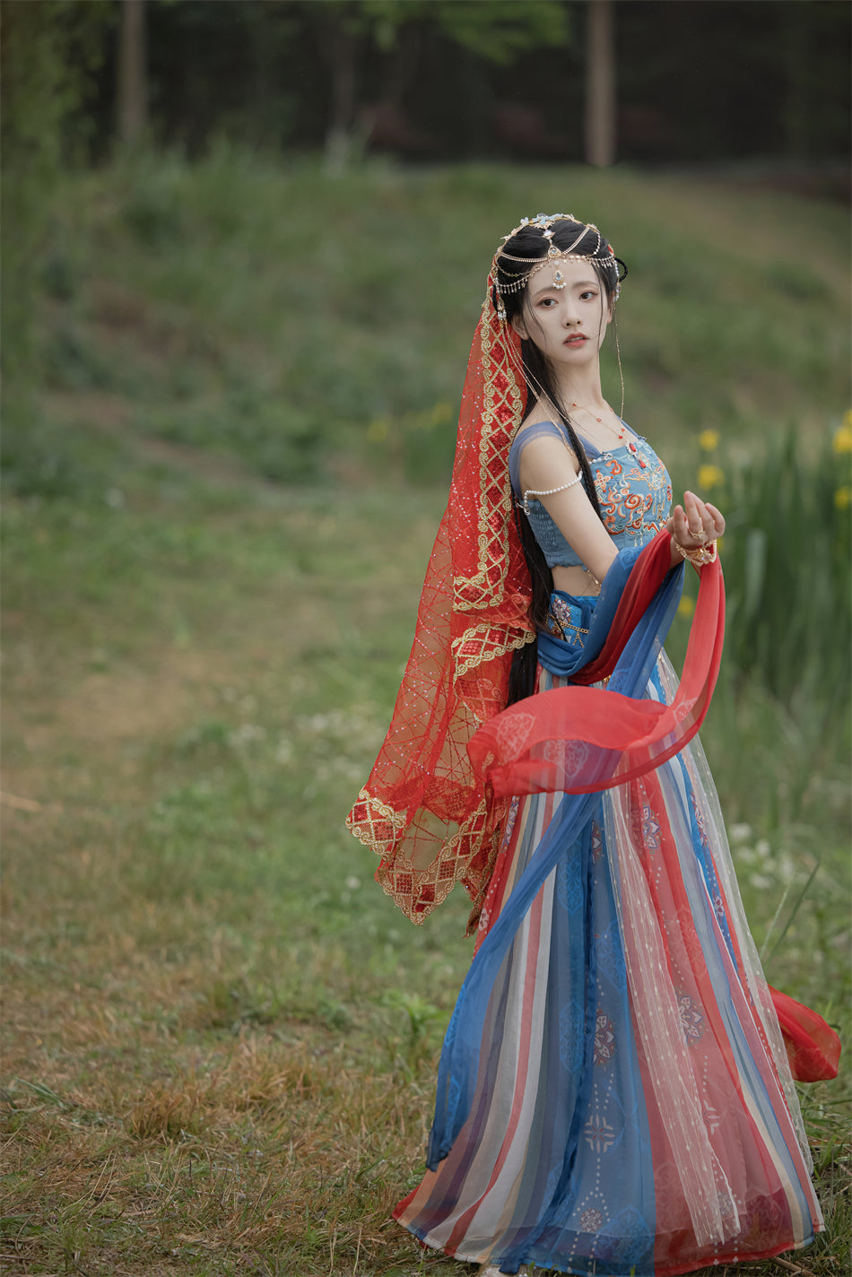 Princess of Western Xia 西夏王妃 - Dunhuang Fairies Feitian Tang Dynasty Costume
