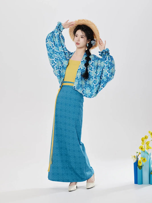 Coconut Forest 椰风林 - Modern Song Dynasty Hanfu Outfit (Preorder)