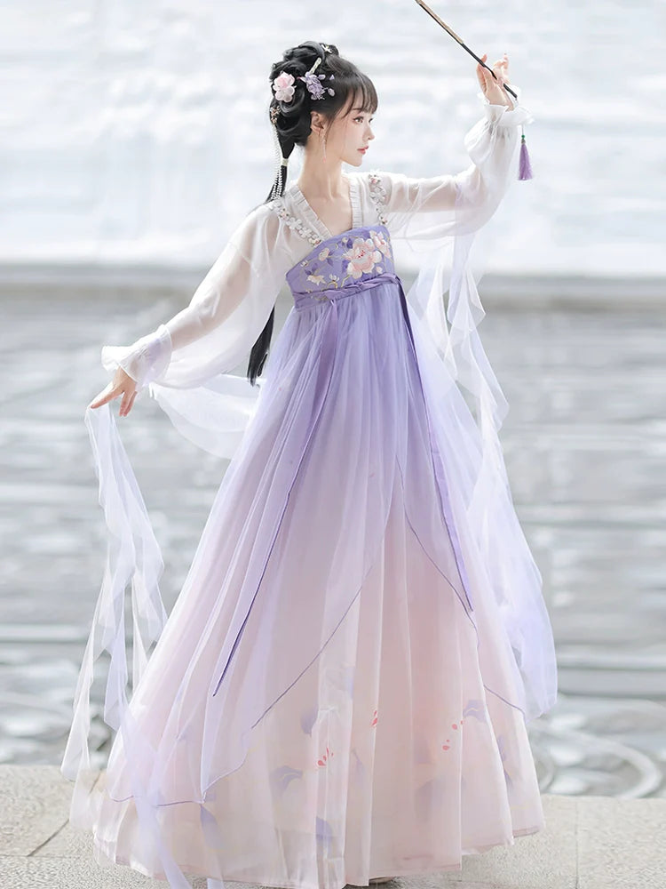 Peach Fairy 桃仙子 - Tang Dynasty Style Qixiong Ruqun