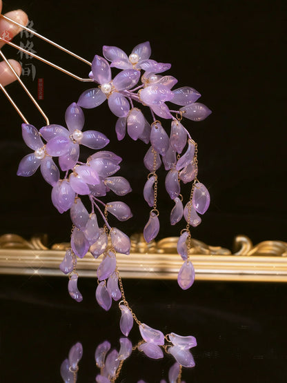 Hair Pins: Wisteria