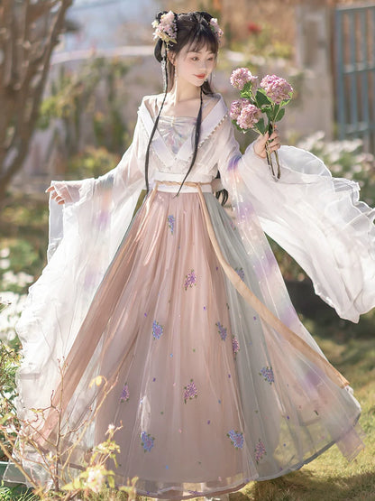 Luo Shen 洛神 - Wei Jin Style Flower Fairy Qiyao Ruqun