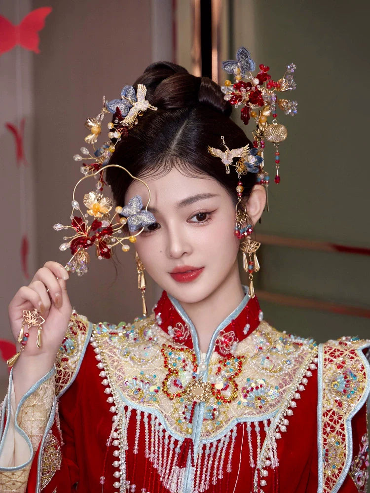 Chinese Wedding Hair Accessories: Infinite Affection
