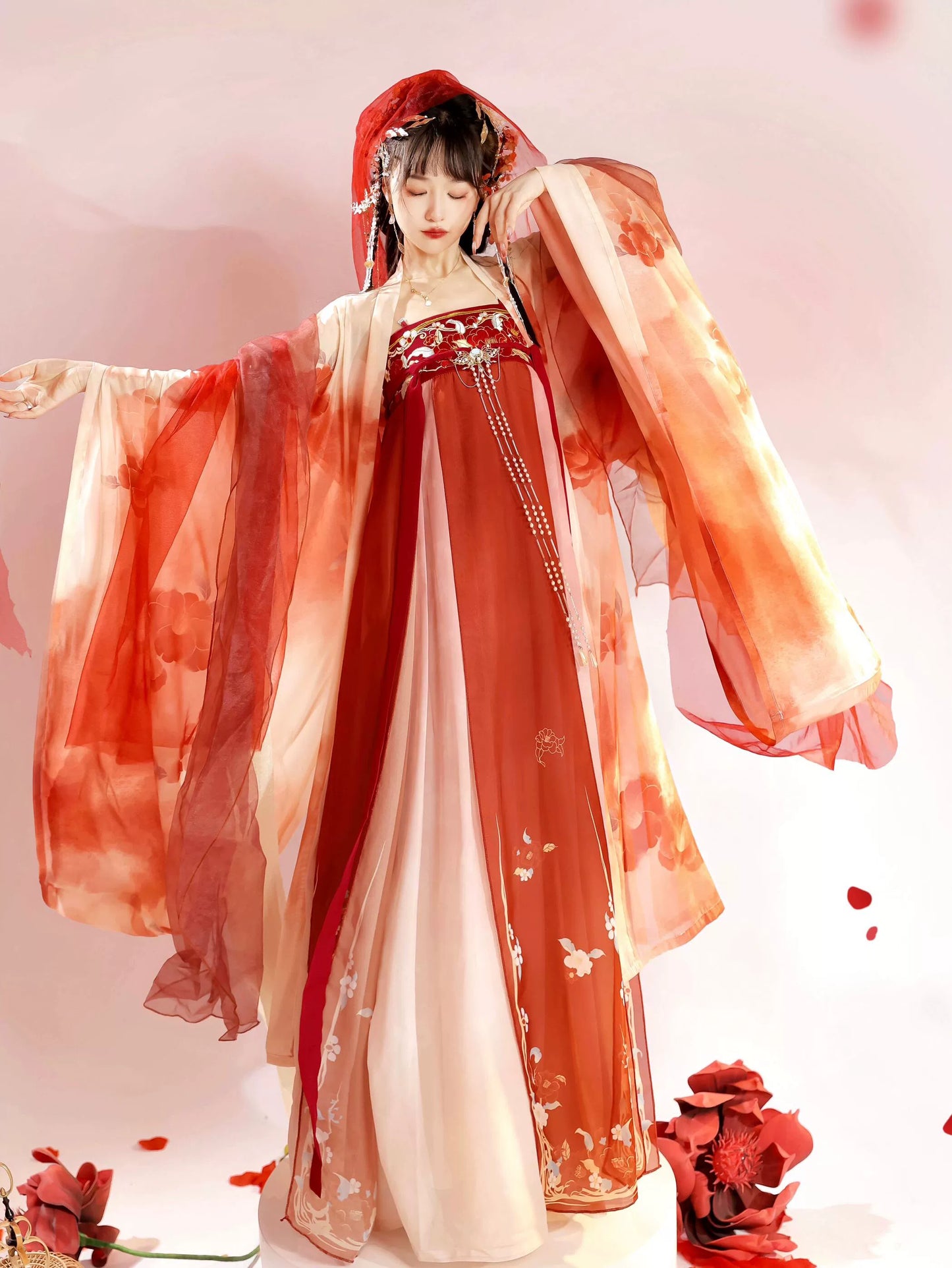 Chuntang 春棠 - Tang Dynasty Style Hanfu Dress Heziqun