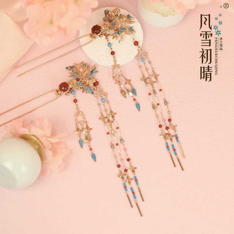 Hair Pins: Tide of the Sea