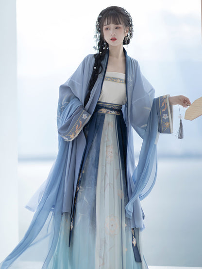 Bamboo Shadow 竹影 - Song Dynasty Style Qiyao Ruqun Hanfu