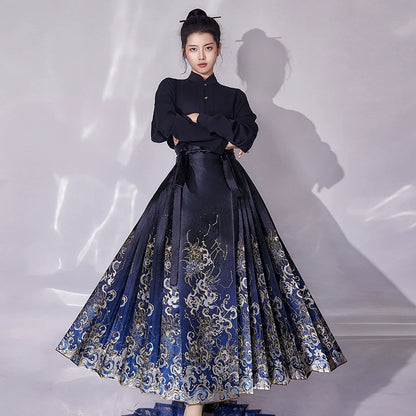 Ming Dynasty Modern Hanfu, Mamianqun, Starry Skies