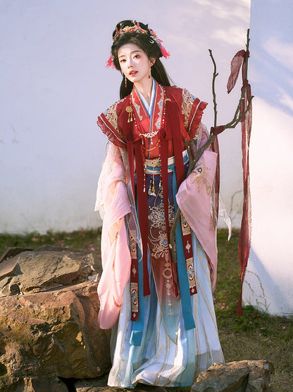 Luoshen 洛仙 - Wei Jin Goddess Style Qiyao Ruqun Mythology Costume (Preorder)