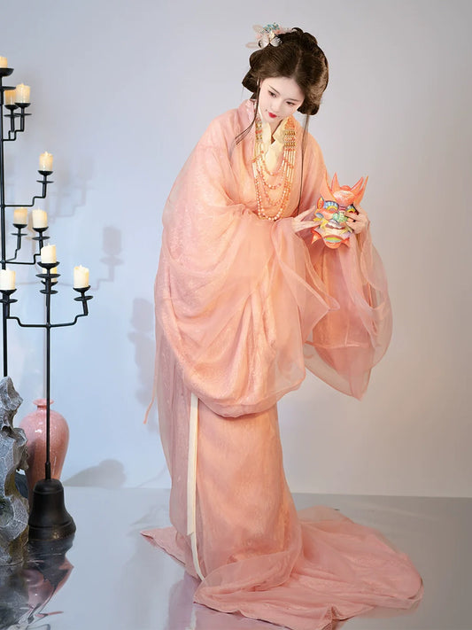 Falling Petals - Warring States and Han Dynasty Straight Hem Robe