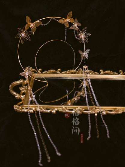 Hanfu Hair Accessories Set: Butterfly Dance
