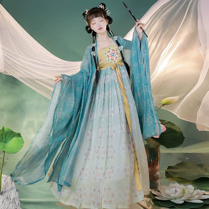 Lin'an Yao 临安遥 - Tang Dynasty Style Hanfu Dress Heziqun
