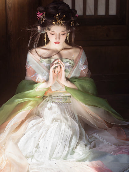 Pear Fragrance - Wei Jin Fairytale Style Qiyao Ruqun