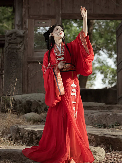 Sparrow - Warring States and Han Dynasty Straight Hem Robe