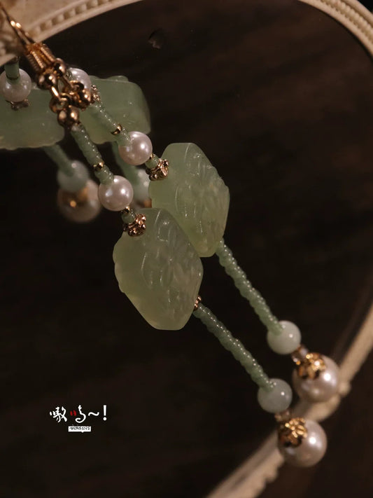Ginger Pear Chinese Style Earrings