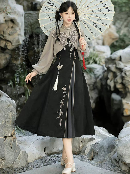 Butterfly Ash 蝶烬 - New Chinese Style Summer Sundress